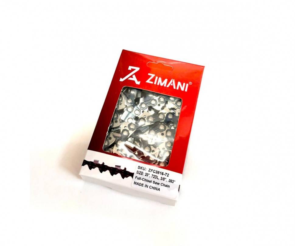 Цепь ZimAni 20", 72 зв. 3/8 1.6 артикул ZFC3816-72